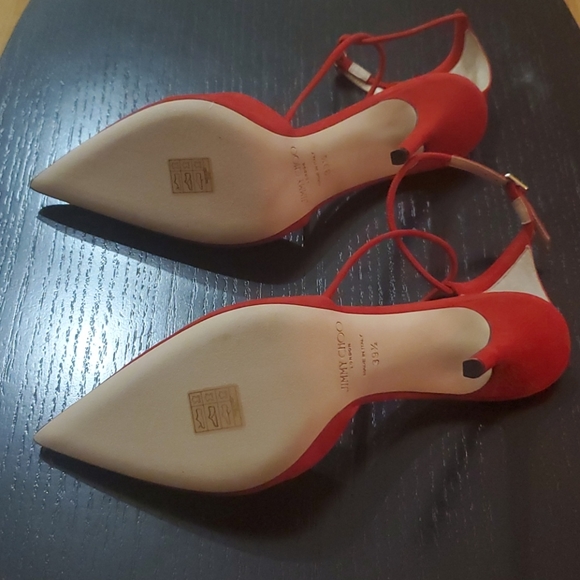 Red Jimmy Choo Leta 100 - Picture 3 of 3